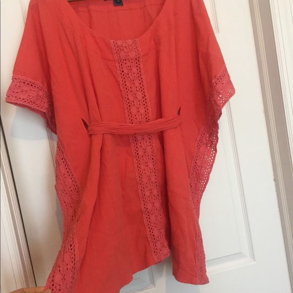 French connection hot pink dress/ cover up - Picture 4 of 8